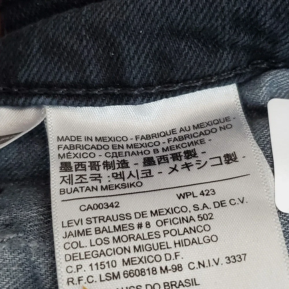 Levi's 511 Men Jeans 32X30 Black Denim Slim Skinny Low Rise Pockets 27